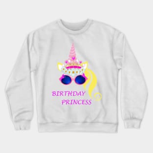 UNICORN Birthday Design Crewneck Sweatshirt